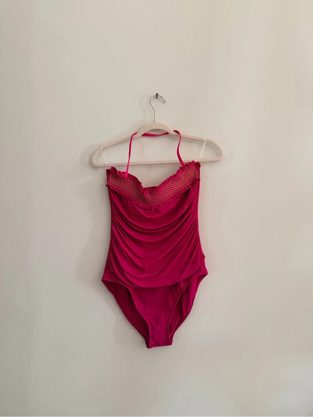 Bleu Rod Beattie Smock It to Ya Strapless One-Piece Swimsuit Size 12